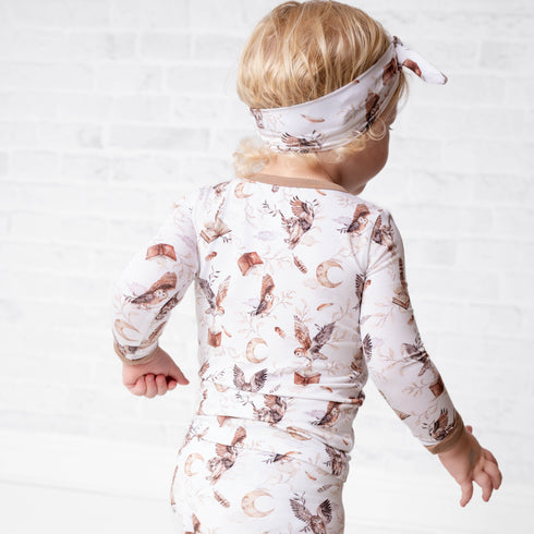feathers-and-fables-owl-tencel™-modal-long-sleeve-pjs Big Dreams Little Jammie Session Sophia's Style-5
