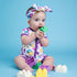 block-party-purple-short-sleeve-romper Big Dreams Little Jammie Session Sophia's Style-2