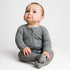 heather-gray-ribbed-romper Big Dreams Little Jammie Session Sophia's Style-2