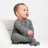 heather-gray-ribbed-romper Big Dreams Little Jammie Session Sophia's Style-4