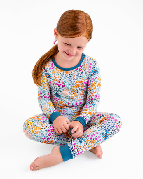 whispering-wildflowers-long-sleeve-pjs Big Dreams Little Jammie Session Sophia's Style-2