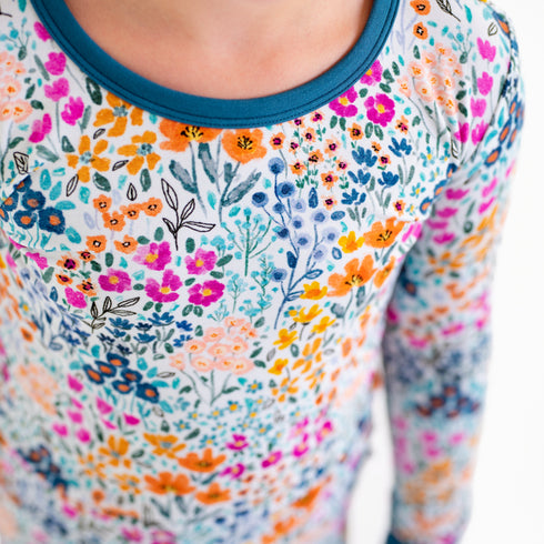whispering-wildflowers-long-sleeve-pjs Big Dreams Little Jammie Session Sophia's Style-3
