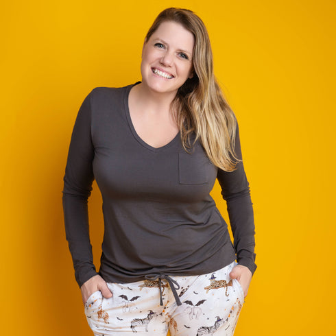 boo-crew-womens-long-sleeve-shirt Big Dreams Little Jammie Session Sophia's Style-1