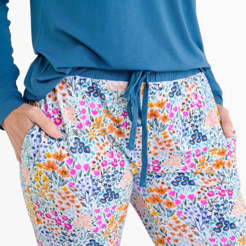 whispering-wildflowers-womens-jogger-pants Big Dreams Little Jammie Session Sophia's Style-2