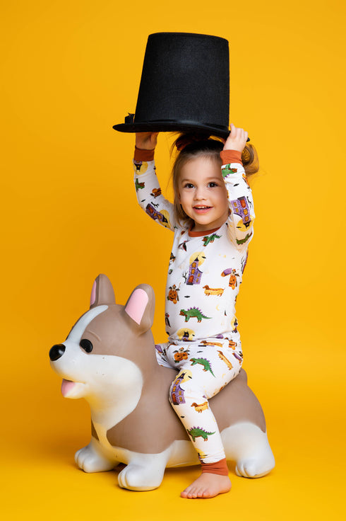 howl-o-ween-dog-long-sleeve-pjs Big Dreams Little Jammie Session Sophia's Style-8