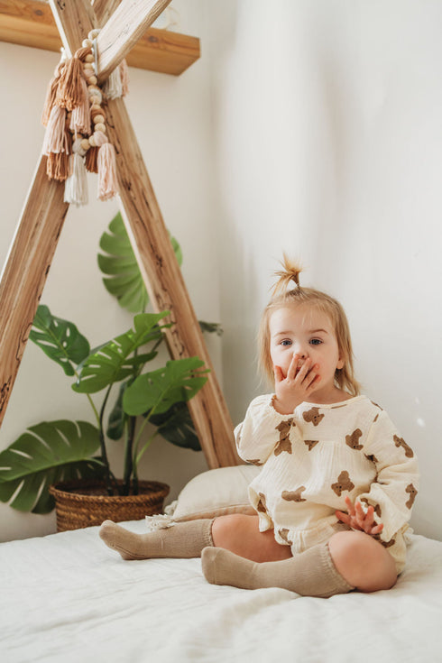 llb-eyelet-knee-high-socks Shoes & Accessories