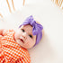 knot-amethyst Baby Bling Bows clips headbands - Sophia's Style-