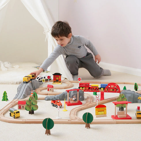 tiny-land®-wooden-track-trains-55-pcs--Sophia's Style--2