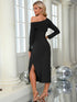 slit-one-shoulder-long-sleeve-dress OhSoStyled at Sophia's Style-2