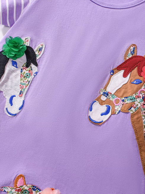 childrens-horse-short-sleeve-casual-dress-ohso-kids-sophias-style-4