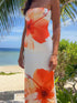 floral-print-strapless-bodycon-maxi-dress-OhSoStyled-Sophia's-Style-4