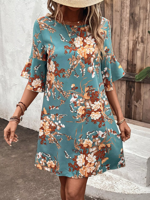 floral-print-half-sleeve-mini-dress-OhSoStyled-Sophia's-Style-4