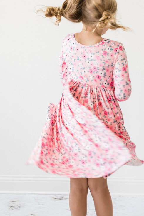 azalea-3-4-sleeve-pocket-twirl-dress Mila & Rose - Sophia's Style--4T--5