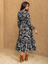 floral-print-v-neck-long-sleeve-ruffle-hem-midi-dress-OhSoStyled-Sophia's-Style-4