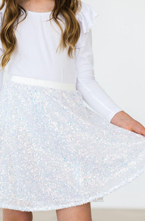 disco-sequin-twirl-skort Mila & Rose at Sophia's Style-Disco Sequin Twirl Skort-2T-Sequin Skort-1