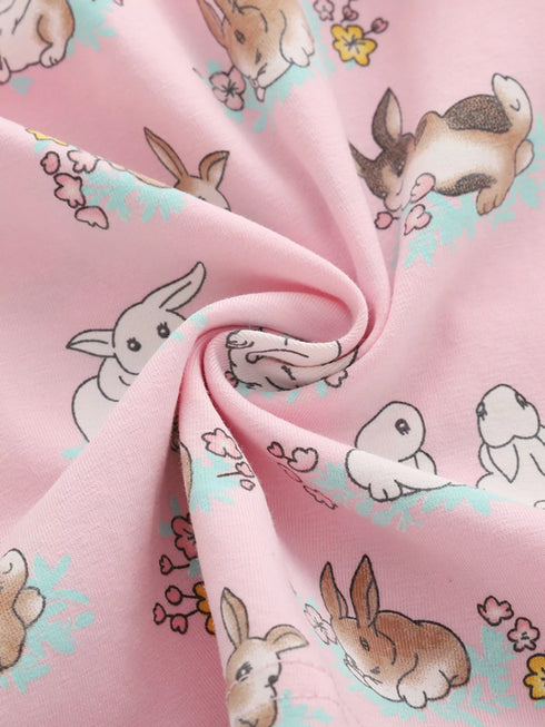 childrens-bunny-print-round-neck-casual-dress-ohso-kids-sophias-style-5