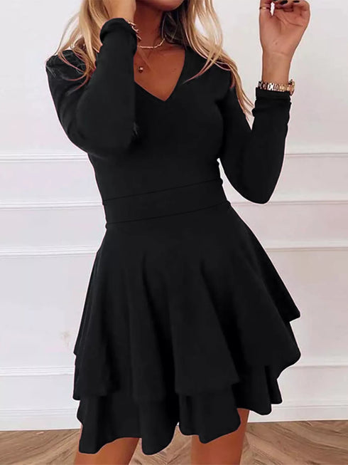 v-neck-layered-ruffle-mini-dress-OhSoStyled-Sophia's-Style-28