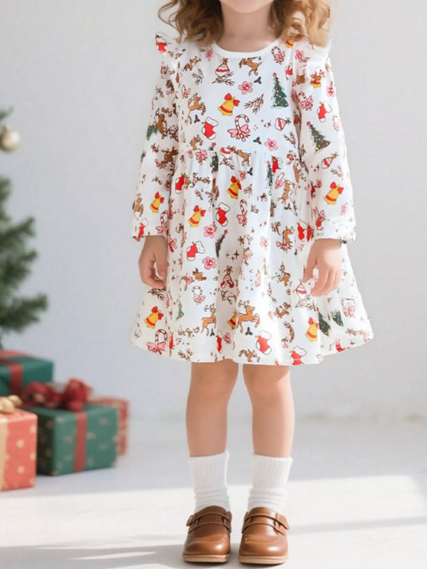 childrens-christmas-print-long-sleeve-dress-ohso-kids-sophias-style-1