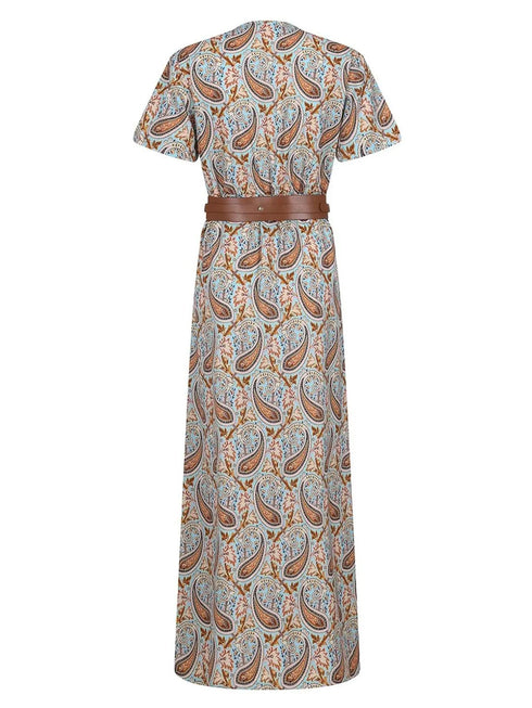 full-size-printed-v-neck-short-sleeve-maxi-dress-plus-size-OhSoStyled-Sophia's-Style-5
