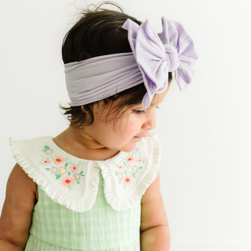 fab-bow-lous®-light-orchid Baby Bling Bows clips headbands - Sophia's Style-