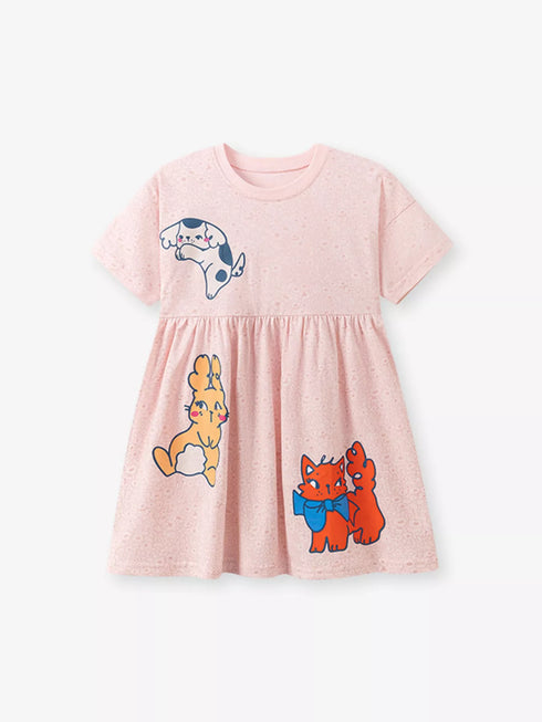 childrens-dinosaur-short-sleeve-dress-ohso-kids-sophias-style-7