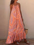 backless-printed-halter-neck-maxi-cami-dress OhSoStyled - Sophia's Style in Coral-1
