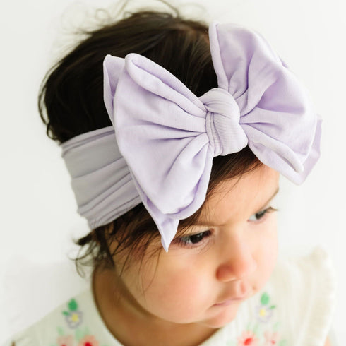 fab-bow-lous®-light-orchid Baby Bling Bows clips headbands - Sophia's Style-