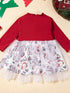 childrens-christmas-snowman-print-tulle-dress-ohso-kids-sophias-style-2