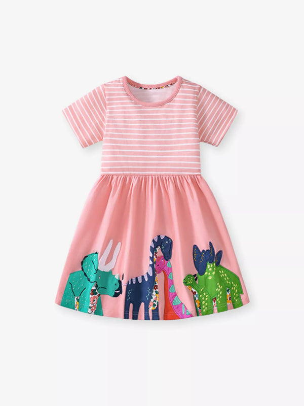 childrens-dinosaur-striped-casual-dress-ohso-kids-sophias-style-1