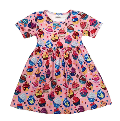 enchanted-cupcake-short-sleeve-milk-silk-dress Great Lakes kids - Sophia's Style-2