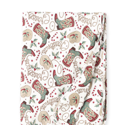 western-christmas-stroller-blanket-soft-bamboo-holiday Sophia's Style-2
