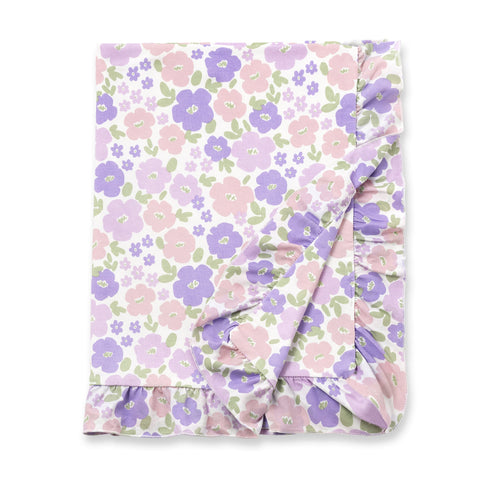 flower-frolic-bamboo-stroller-blanket Tesa Babe - Sophia's StyleBaby Blankets-1