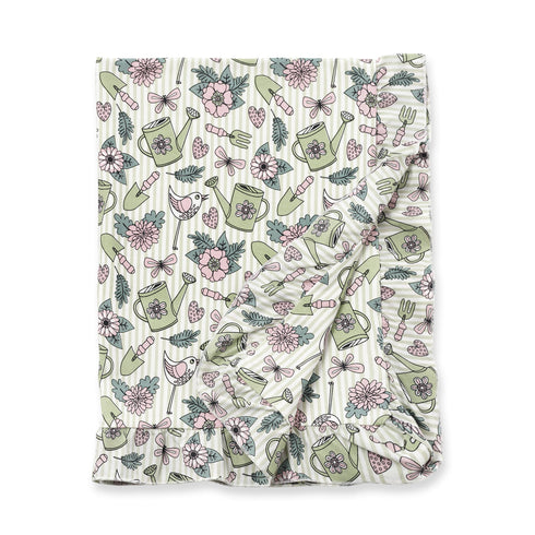 garden-bloom-bamboo-stroller-blanket Tesa Babe - Sophia's StyleBaby Blankets-1