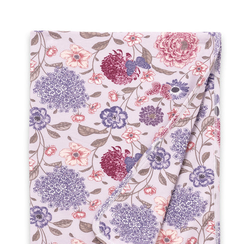 floral-bamboo-stroller-blanket-vintage-bloom-hypoallergenic Sophia's Style-2