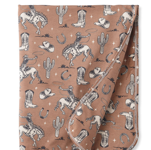 wild-wrangler-brown-western-baby-boy-bamboo-stroller-blanket-Sophia's Style-2