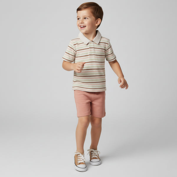 organic-collar-tee-shorts-set-terra-stripes-makemake-organics-sophias-styleTee & Shorts Set-1