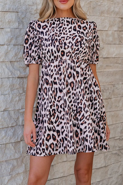 leopard-tied-front-keyhole-puff-short-sleeve-mini-dress OhSoStyled at Sophia's Style-7