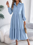 long-sleeve-tiered-button-front-midi-dress-OhSoStyled-Sophia's-Style-14