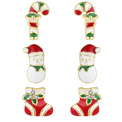 set-of-3-holiday-earrings Andy & Evan at Sophia's Style-Earrings-1