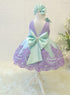 Alana Dress Mint & Lavender