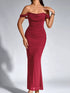 off-shoulder-ruched-mermaid-maxi-dress-OhSoStyled-Sophia's-Style-2