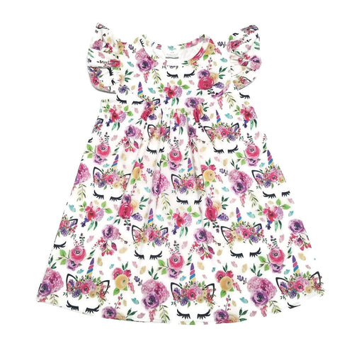 spring-unicorn-milk-silk-flutter-dress Great Lakes kids - Sophia's Style-2