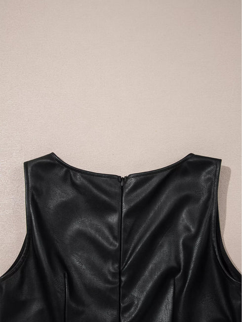 vegan-leather-sleeveless-mini-dress-OhSoStyled-Sophia's-Style-9