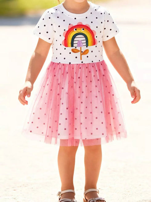 childrens-rainbow-flower-polka-dot-tulle-dress-ohso-kids-sophias-style-2