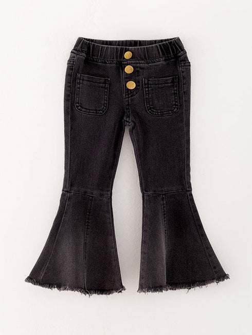 black-tight-bell-bottoms-denim-jeans-pants Rylee-Faith-Designs-Sophia's StyleJeans-1