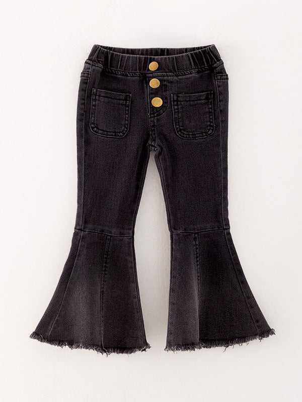 black-tight-bell-bottoms-denim-jeans-pants Rylee-Faith-Designs-Sophia's StyleJeans-1