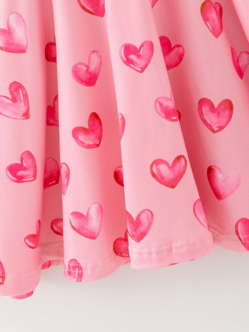 girls-valentine-party-dress-pink-heart-print-long-sleeve-rylee-faith-designs-Sophia's Style-3