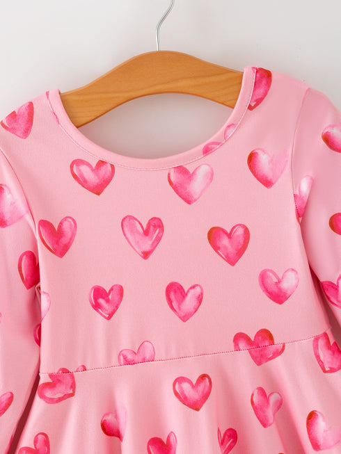 girls-valentine-party-dress-pink-heart-print-long-sleeve-rylee-faith-designs-Sophia's Style-4