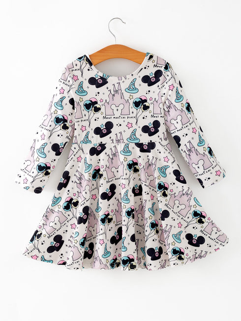 valentines-day-girls-castle-character-print-long-sleeve-dress-rylee-faith-designs-Sophia's Style-2