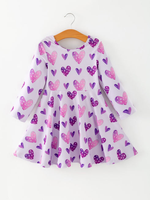 girls-valentines-day-cute-purple-heart-polka-dot-dress-rylee-faith-designs-Sophia's StyleDress-1